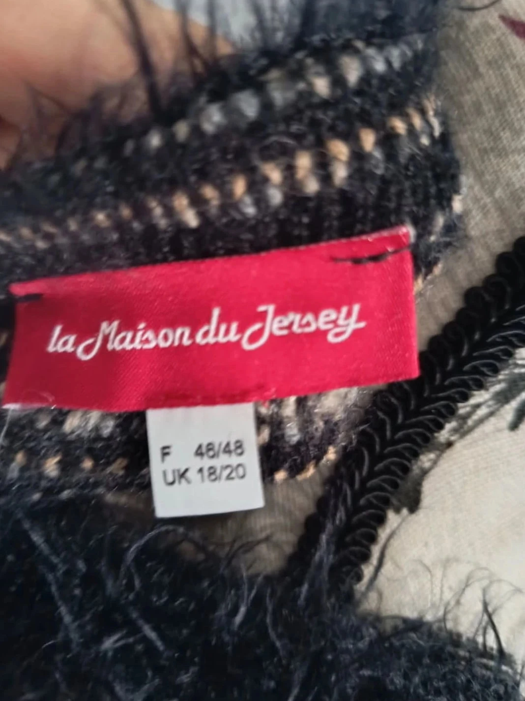 Colete sem mangas preto e cinza, La Maison du Jersey T46/48 – photo 5